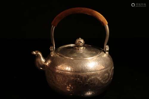 Chinese Silver Teapot