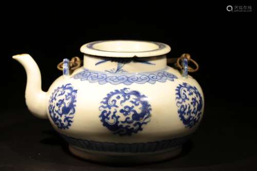 Chinese Blue&White Teapot