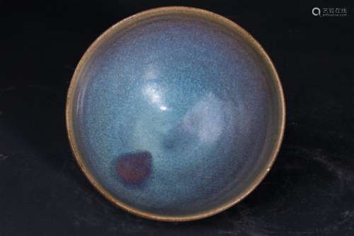 A Chinese Ru Ware Bowl with Red Seal