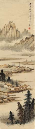 黄君璧（1898～1991） 嘉陵江畔