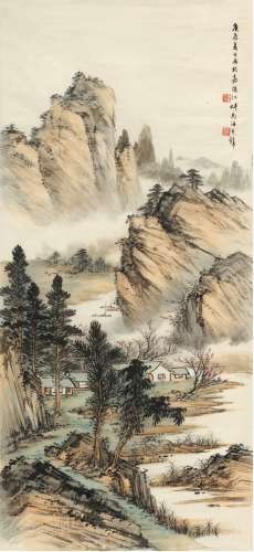 黄君璧（1898～1991） 云山清居图