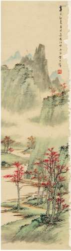 黄君璧（1898～1991） 湖山闲居图
