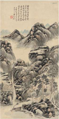 黄宾虹（1865～1955） 溪山闲居图