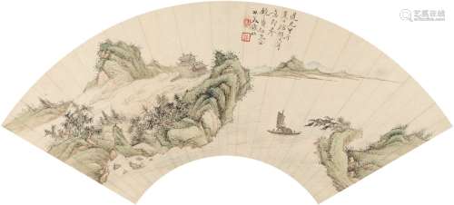 钱 杜（1764～1845） 江帆楼阁图