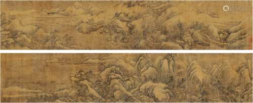 周 颢（1685～1773） 溪山仙隐图卷