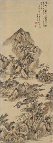 毕 涵（1732～1807） 溪山松壑图