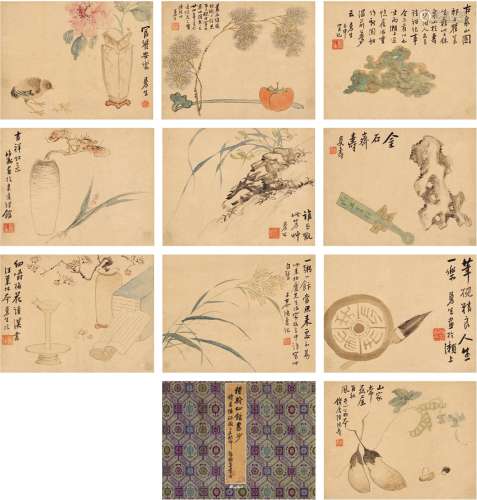 陈鸿寿（1768～1822） 种榆仙馆墨妙册