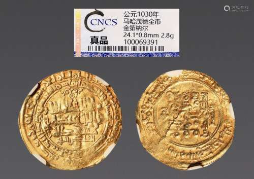 公元1030年，马哈茂德王朝金币