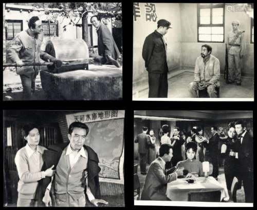 P 二十世纪七、八十年代长春电影制片厂等电影剧照黑白照片十八组