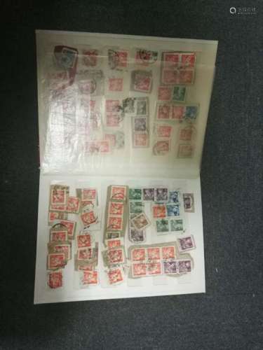 COL 新中国普8邮票剪片收藏集三册（无图）