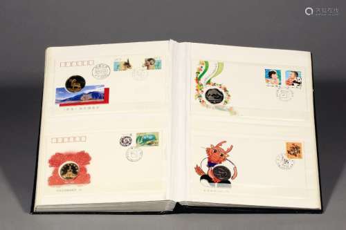 COL 1988-2000年JT邮票、编年邮票首日封、实寄封、首航封等收藏集二册