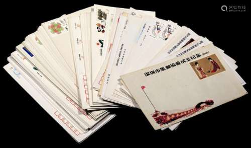FDC 1978-1980年代J、T邮票等首日封一组三百余件