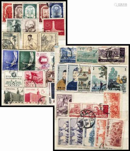 COL 新中国邮票收藏集两册