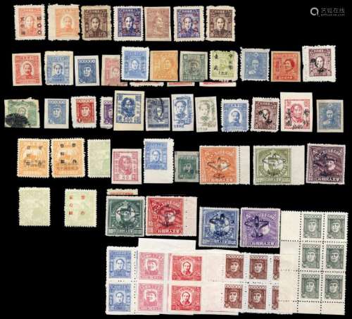 COL 解放区邮票收藏贴片二页