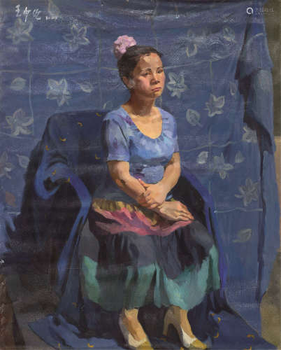 王少伦 2009年作 人物 布 油画