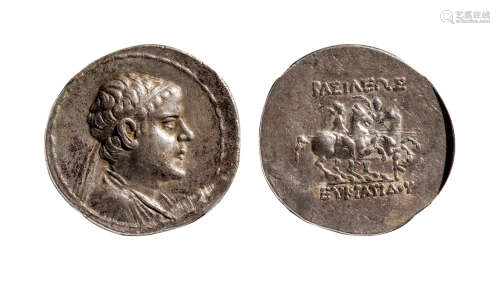 丝路 希腊巴克特里亚银币