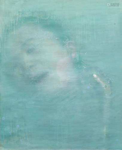 杨千（b.1959） 2004年作 浴室系列 布面 油画