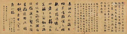 刘墉（古）（1719～1804） 壬子（1792）年作 行书 镜片 绢本