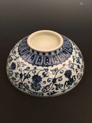 Chinese Blue and White Porcelain Bowl