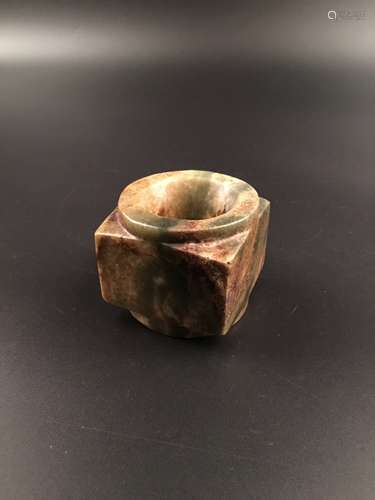 Chinese Song Dynasty Green Jade Cong