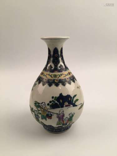 Chinese Doucai Porcelain Vase