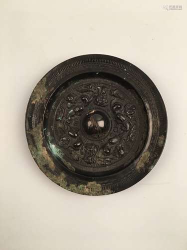 Chinese Tang Bronze Mirror