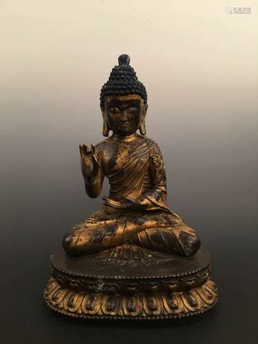 Chinese Ming Bronze Buddha