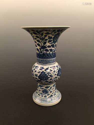 Chinese Blue and White Porcelain Vase