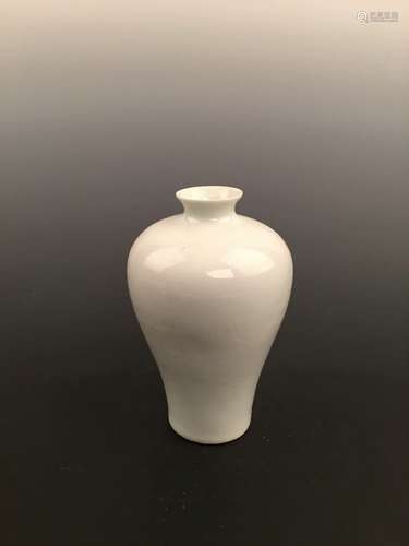 Chinese White Color Porcelain Vase