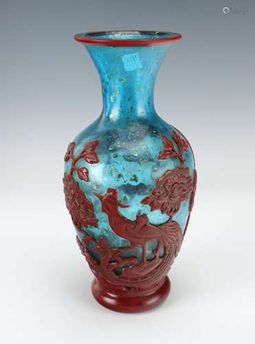 PEKING GLASS VASE