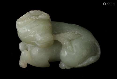 WHITE JADE BULL