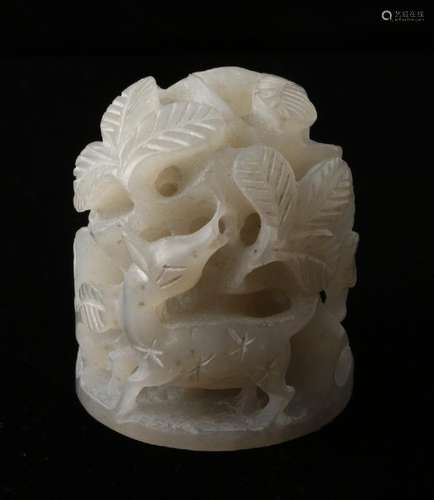 JADE LEAF CARVING