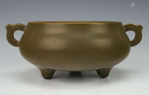 TEA DUST GLAZE CENSER