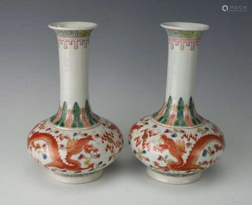 PAIR GUANGXU PERIOD VASES