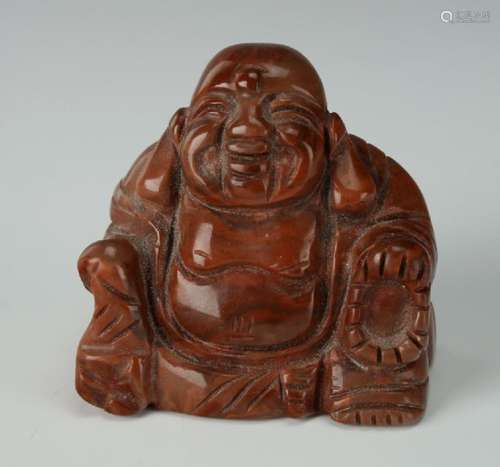 STONE BUDDHA STATUETTE