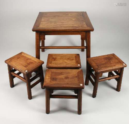 HUANGHUALI TABLE & STOOLS