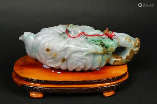 A Chinese Jadeite Teapot,Republic