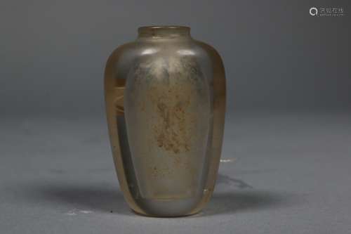 A Chinese Crystal Snuff Bottle, 19th Century