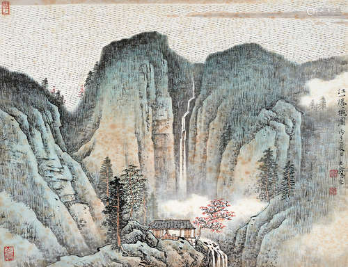 宋玉麟（b.1947） 江山胜概图 镜心 设色纸本