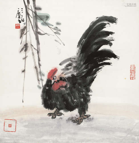 曾宓（b.1935） 大吉图 镜心 设色纸本