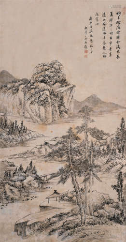 沈宗敬（1669～1735） 山水 镜心 水墨纸本