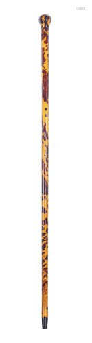 18世纪 玳瑁圆头拐杖