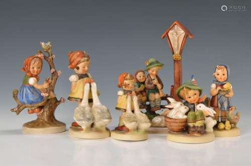 6 Hummel figurines