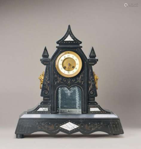 Large mantle clock