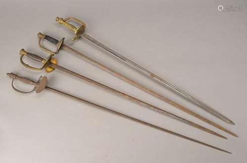 Four rapiers