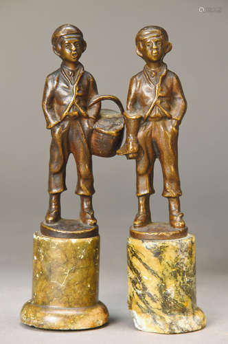 2 Bronze figures