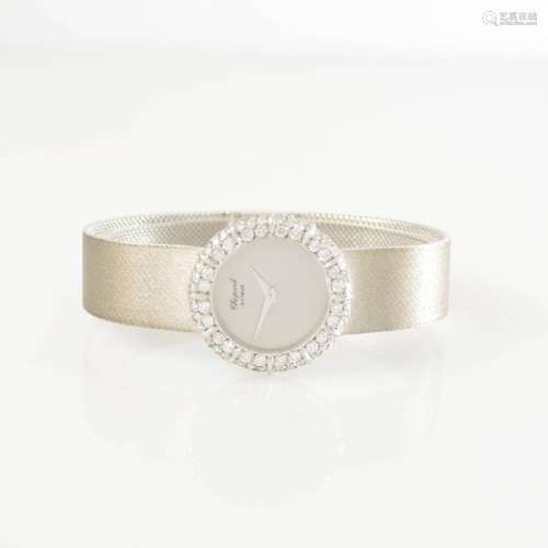 CHOPARD 18k white gold diamond set ladies wristwatch