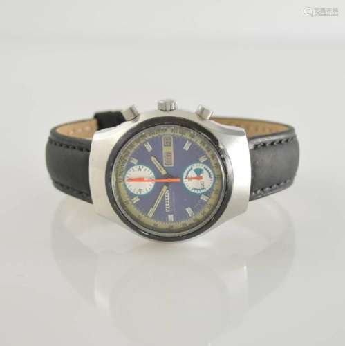 CITIZEN gents wristwatch with chronograph in steel