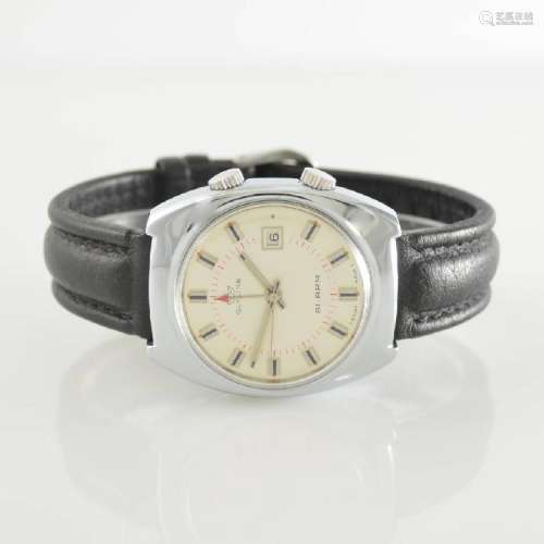 GLYCINE alarm wristwatch, Switzerland around 1970
