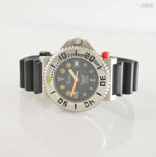 SQUALE self winding gents wristwatch Tiger
